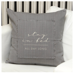 Stay in bed all day long Pillow Cover