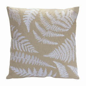 Fern Pattern Pillow 18"SQ Cotton