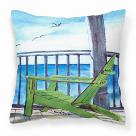 Adirondack Chairs Fabric Decorative Pillow