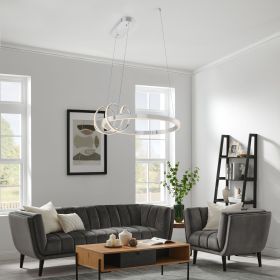 Salzburg Round Chandelier // Chrome