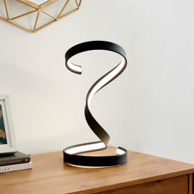 Hamburg Table Lamp // LED Strip & Dimmable Switch (Color: black)